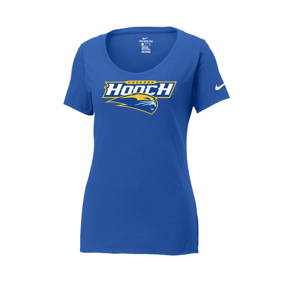 Ladies Nike Core Cotton S/S Scoop Neck Tee (Hooch Logo Only ...