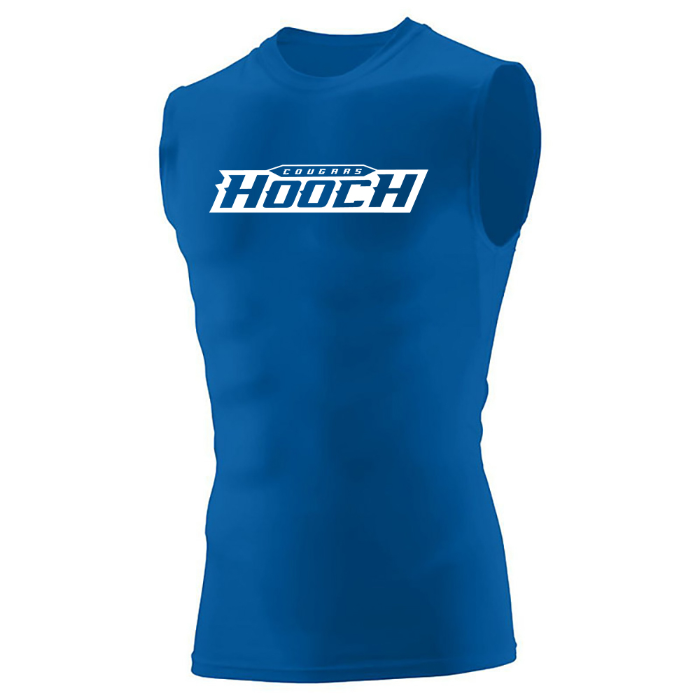 Hyperform Sleeveless Compression Shirt Chattahoochee Jr. Cougar Football