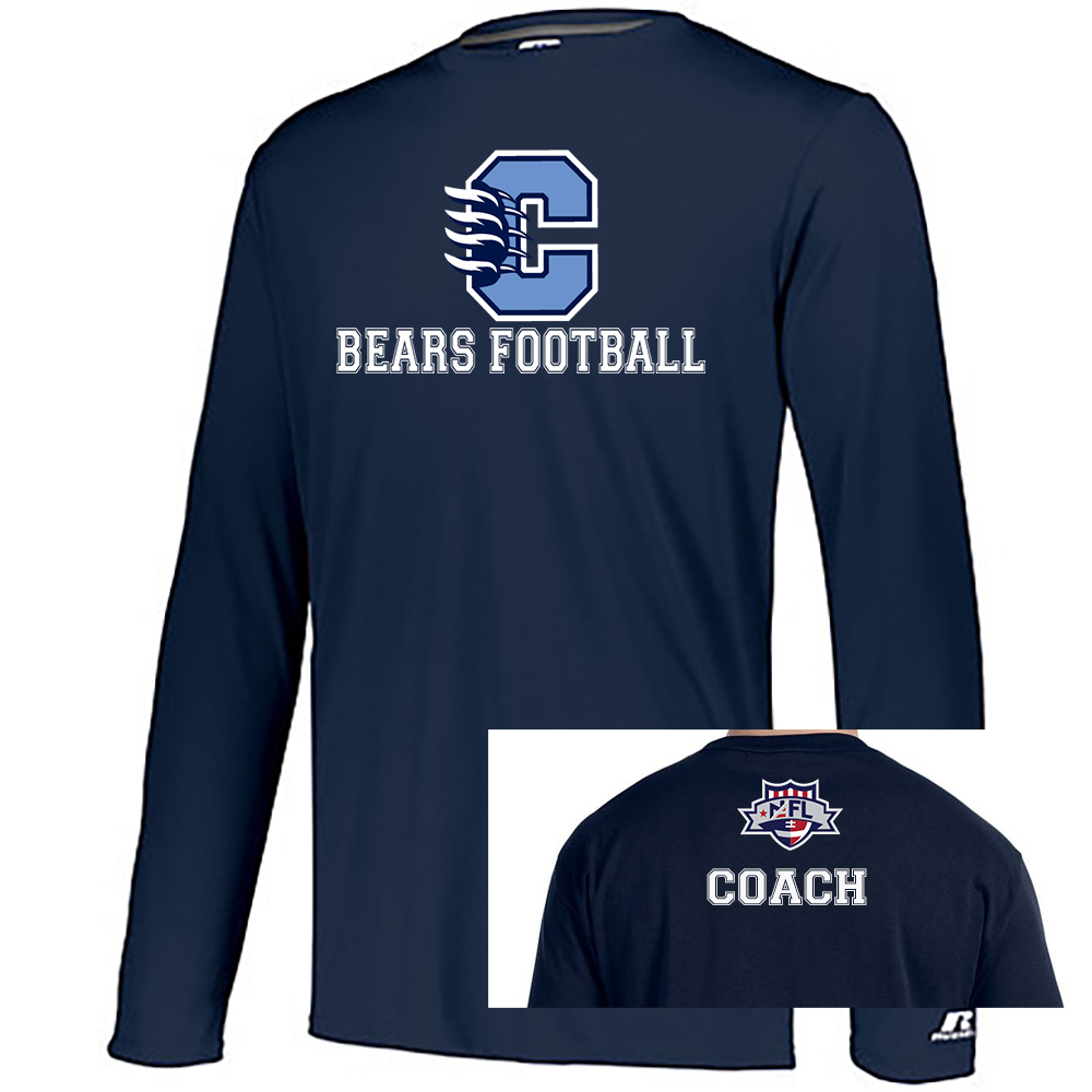 Long Sleeve Shirt Coaches Only (Optional) NAFL Bears