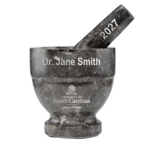 4” Personalized Marble Mortar + Pestle